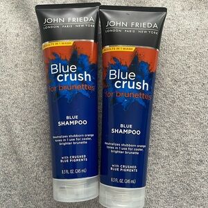 John Frieda Blue Crush Brunette Shampoo, for Color Treated & Natural Hair, 8.3oz